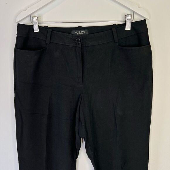 Talbots Signature Black Wool Blend Capsule Staple Dress Pants BH684 - Picture 3 of 7